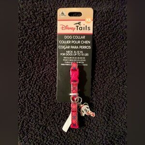 Disney Red Dog Collar with Mickey Charm